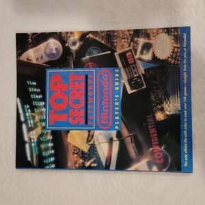 Nintendo Player's Guide Strategy Guide Vintage Book Top Secret Passwords